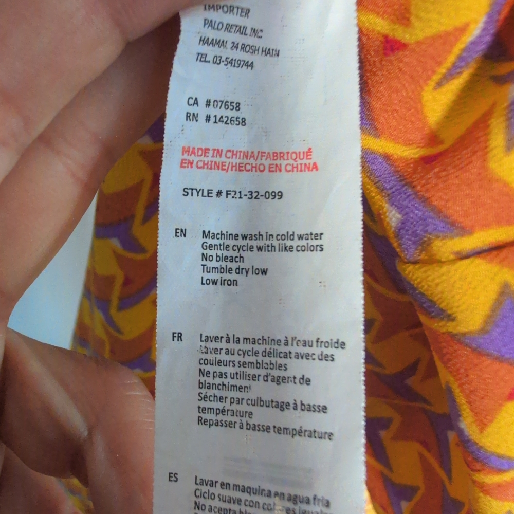 Forever 21 Orange Check Midi Slip Dress - Picture 12 of 12